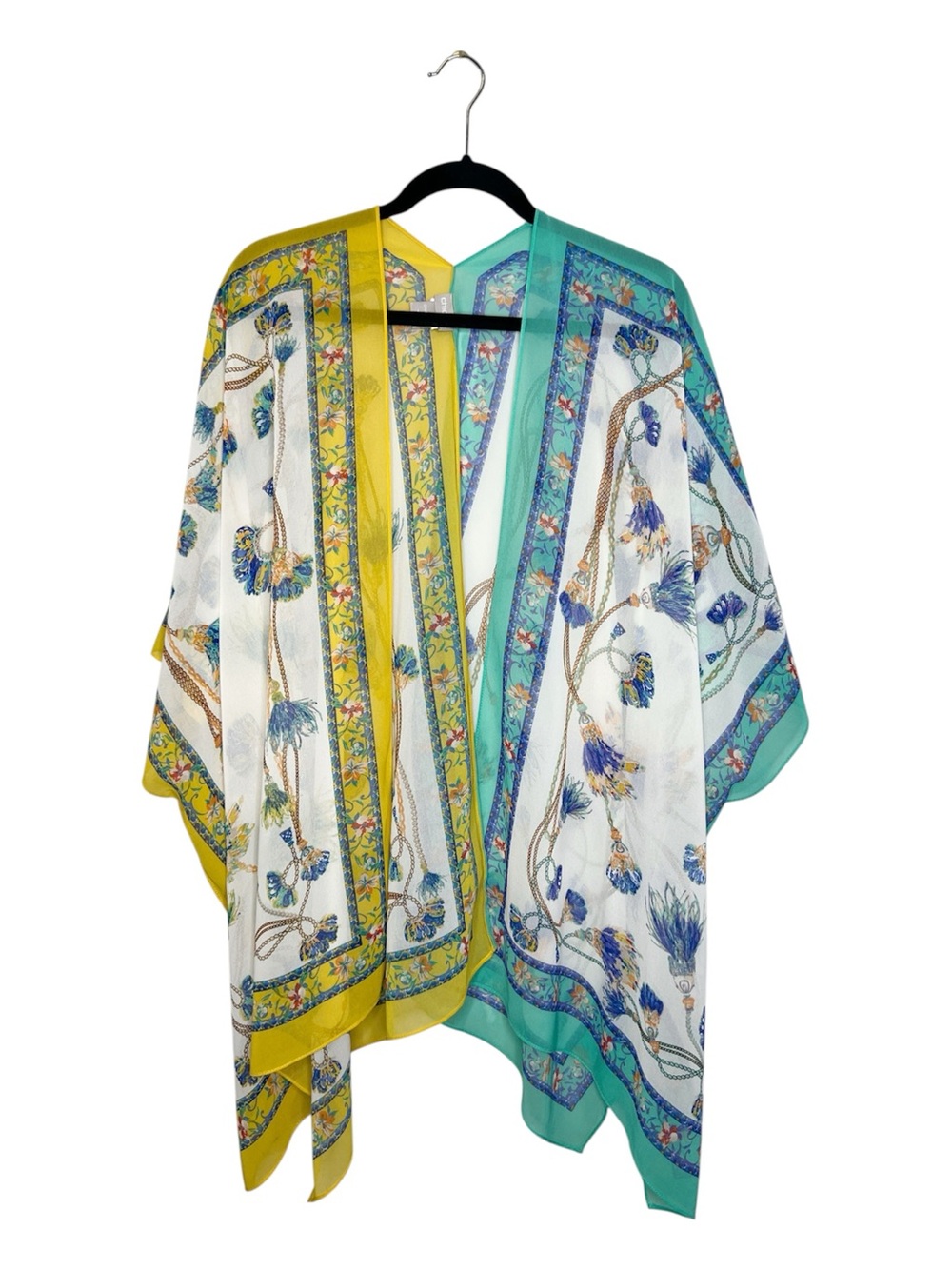 Chico’s Bohemian Festival Scarf cover up cardigan